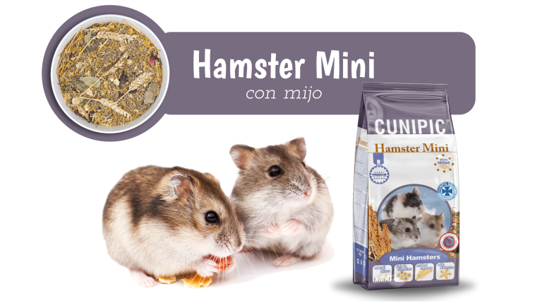 CUNIPIC saca al mercado Hámster Mini, la comida ideal para el pequeño hámster