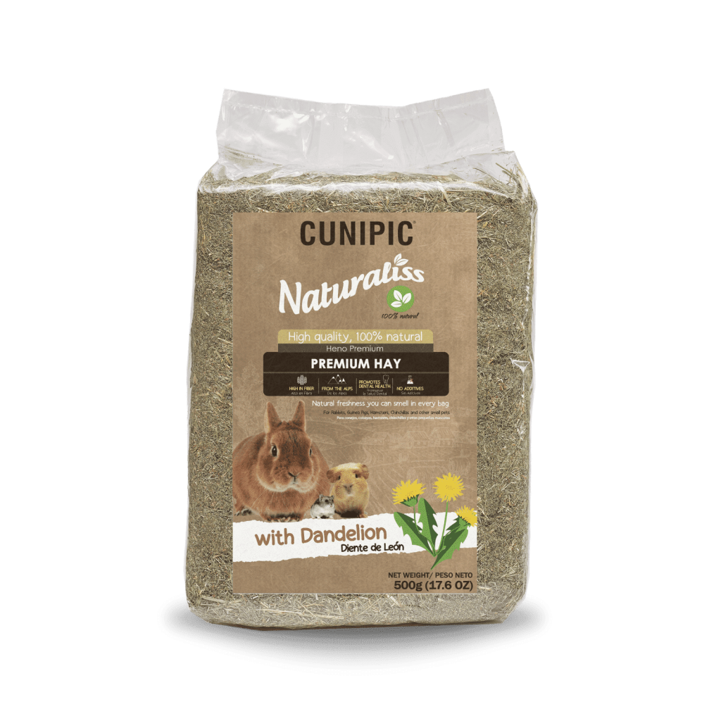 Heno Premium con Diente de León 500g Naturaliss