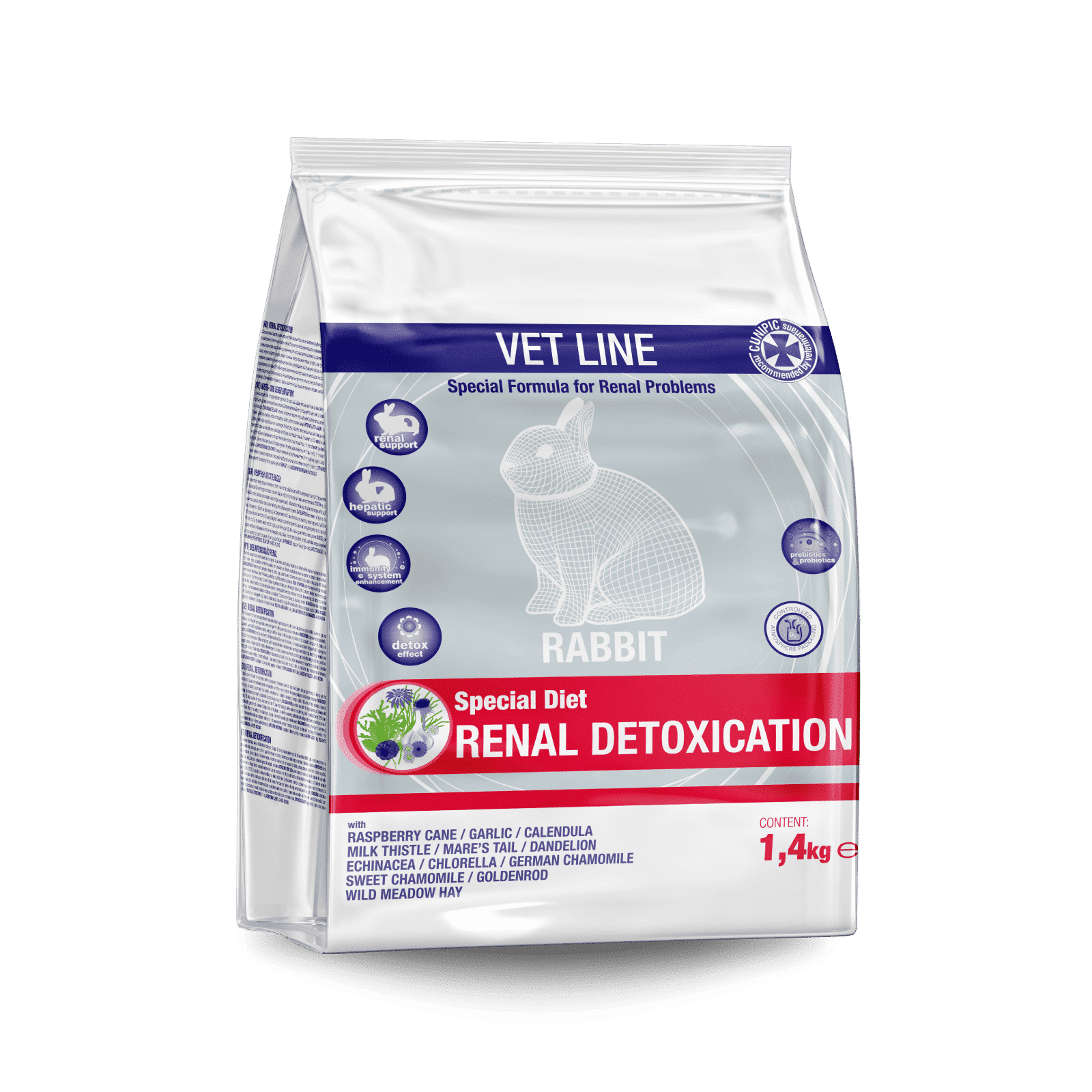 Renal Detoxication para Conejos 1.4kg Vet Line
