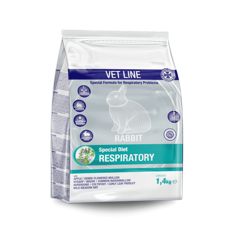 Respiratory para Conejos 1.4kg Vet Line