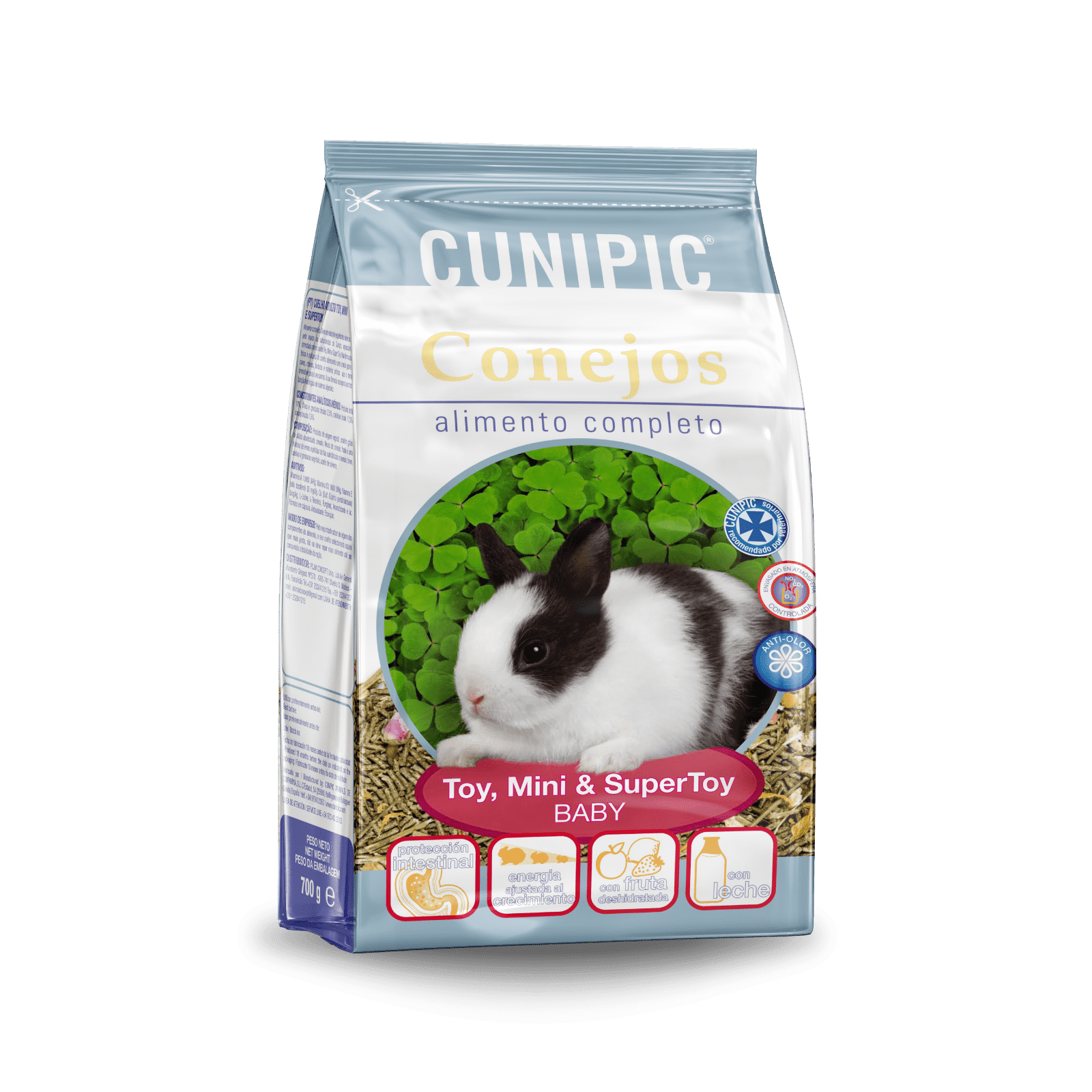 Aliment pour lapins bébé Mini et Toy Super Premium
