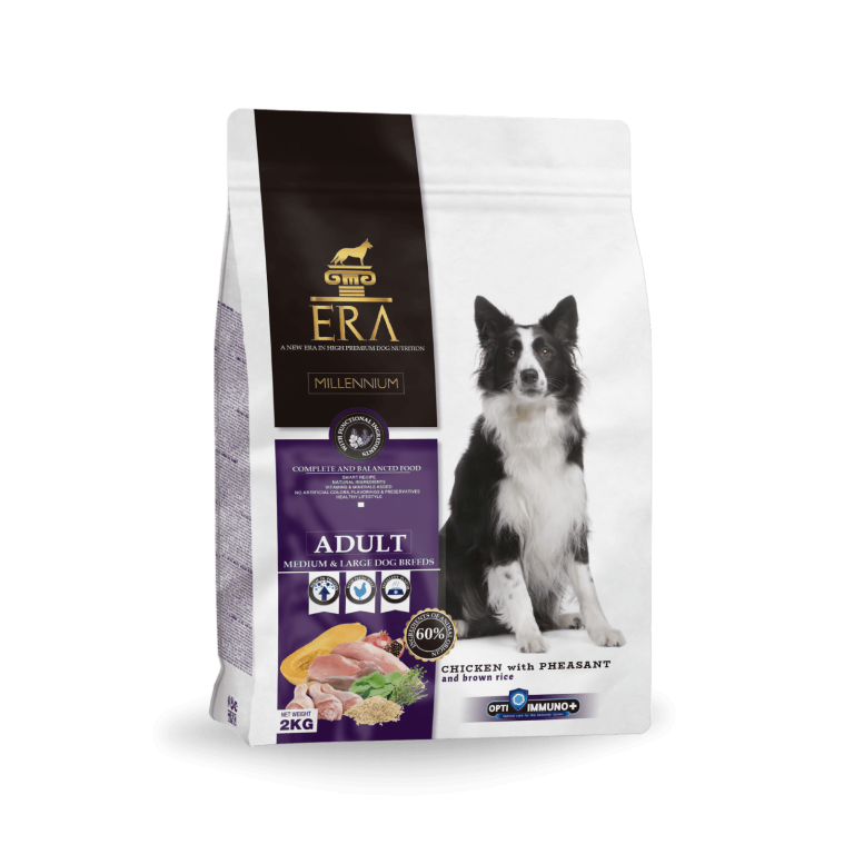 Alimento para perros de raza mediana y grande - ERA Millenium de Pollo y Faisán