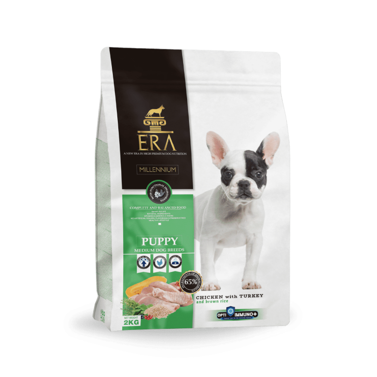 Alimento para Cachorros de Raza Mediana - ERA Millenium Puppy de Pollo y Pavo