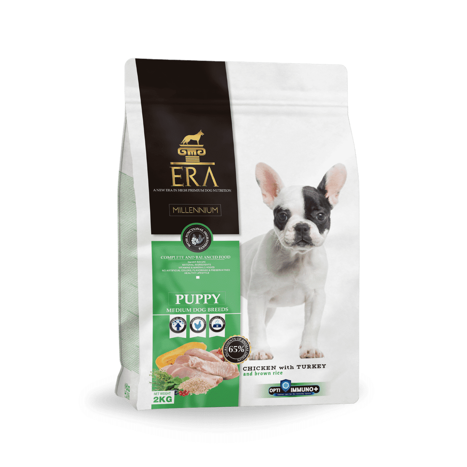 Alimento para Cachorros de Raza Mediana - ERA Millenium Puppy de Pollo y Pavo