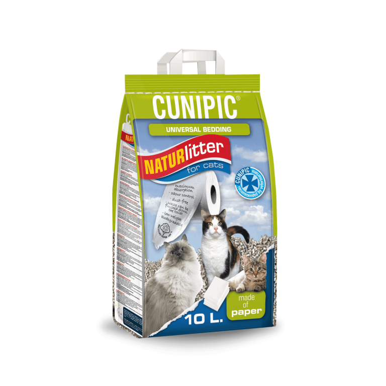Lecho de Papel para Gato 10L Naturlitter