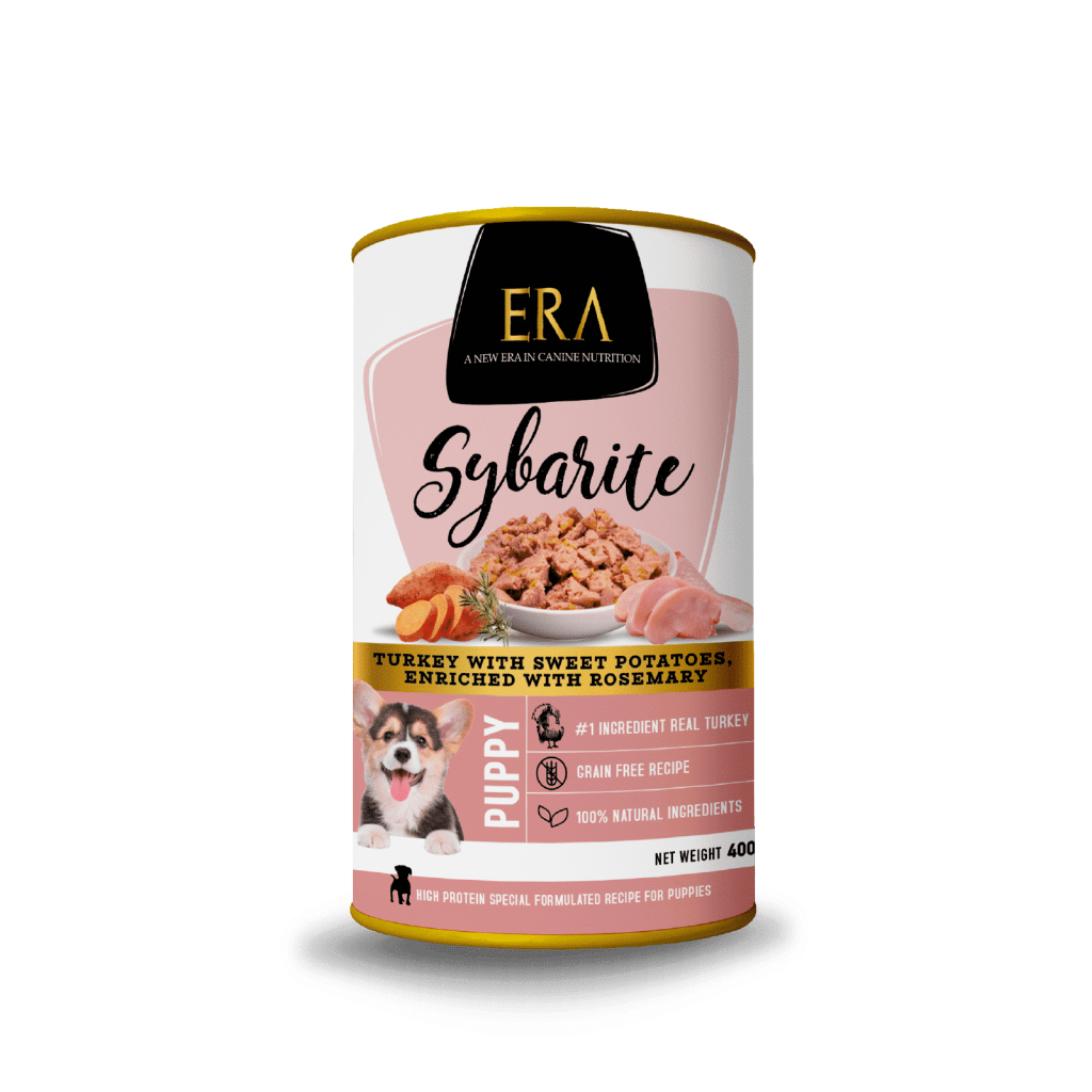 Alimento húmedo para cachorros - ERA Sybarite de Pavo con Batata