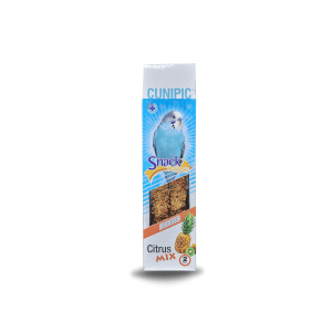 Barrita Snack Deluxe Periquitos 60g Semillas y Frutas Cítricas