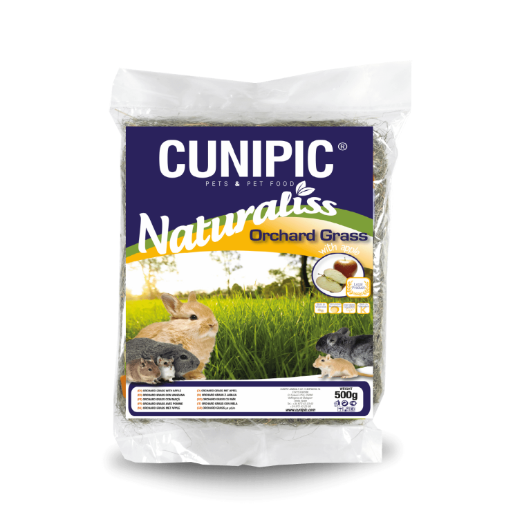 Heno Orchard Grass con Manzana 500g Naturaliss