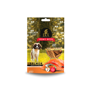 Snack ERA Jerky de Salmón enriquecido con Mejillones para Perro