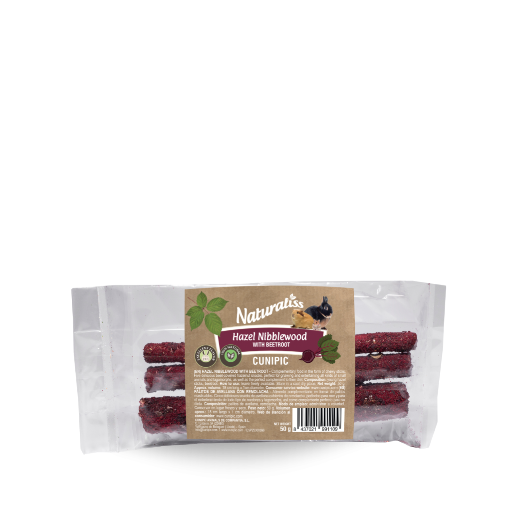 Maderitas de Avellano con Remolacha Naturaliss
