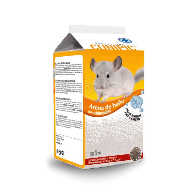 Arena para chinchillas